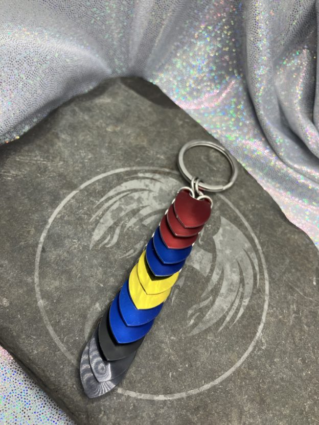 Polyamory Pride Keychain - Image 2