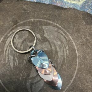 Trans Pride Keychain