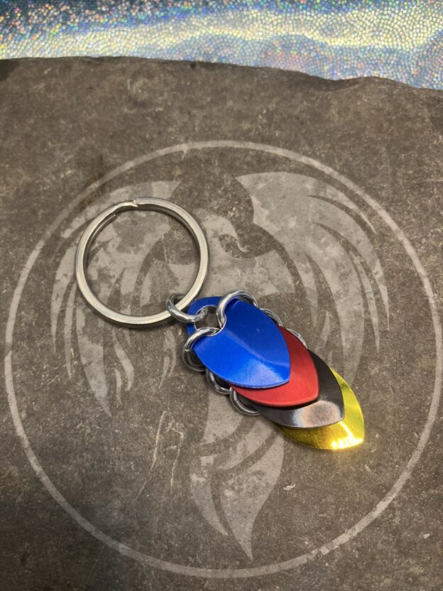 Polyamory Pride Keychain - Image 3